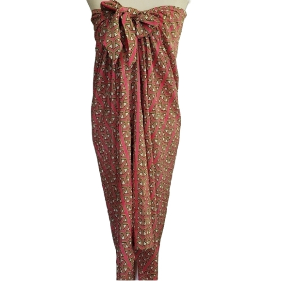 Bianca Coletti Silk Strapless Dress/Cover Up - Picture 2 of 9